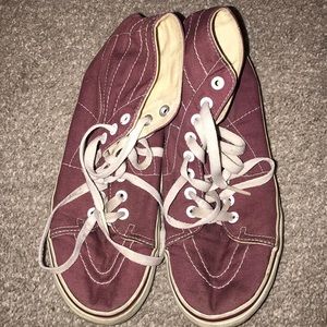 Vans high top skate shoes